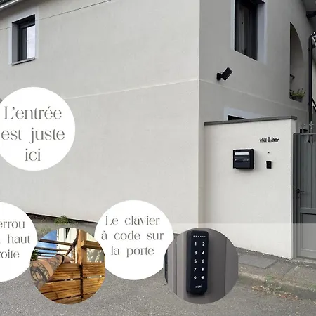 Luna Monkey, & Terrasse Privee, Centre 게스트하우스 Bourgoin-Jallieu
